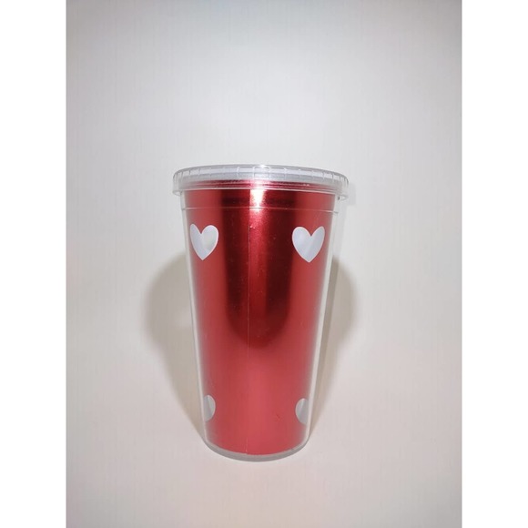 2020 STARBUCKS 16 oz. GRANDE Acrylic Cold Cup Tumbler Red With Silver HE… - Picture 7 of 7